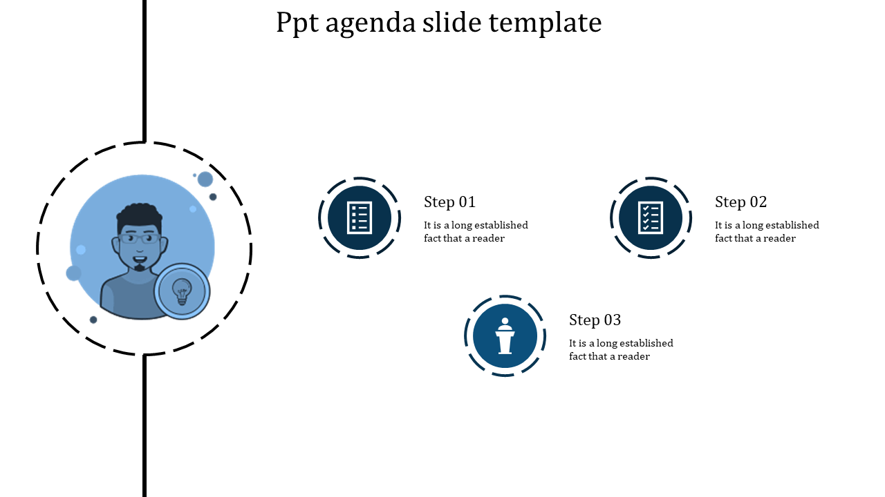 Our Predesigned PowerPoint Agenda Template Slide Design